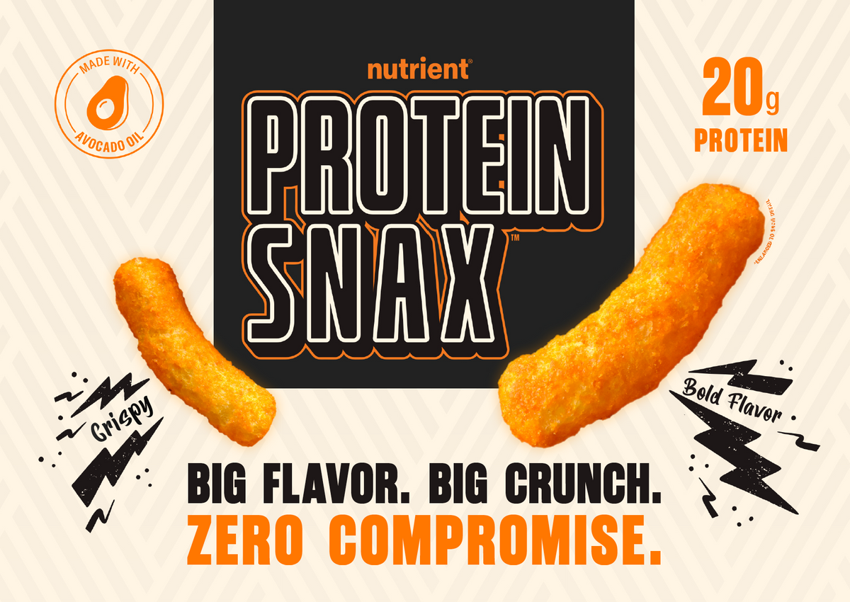 Coming soon: Nutrient Protein Snax, 20g of protein per bag