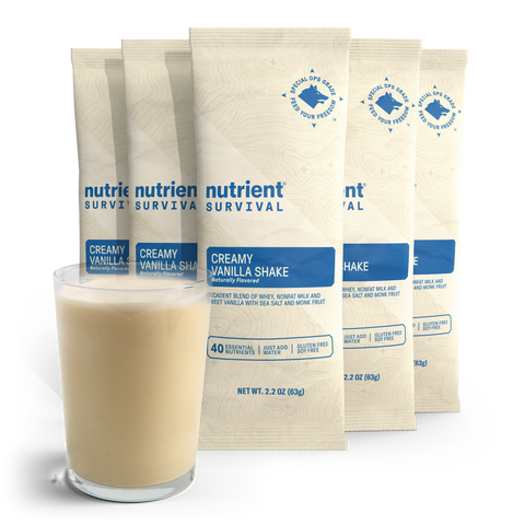 Whey Protein Powder - Vanilla Singles 5-Pack