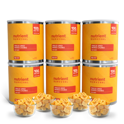 Freeze Dried Mango Chunks 6 Cans