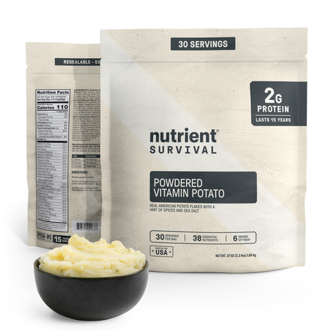 Instant Vitamin Potato Pantry Pack – storage shelf life