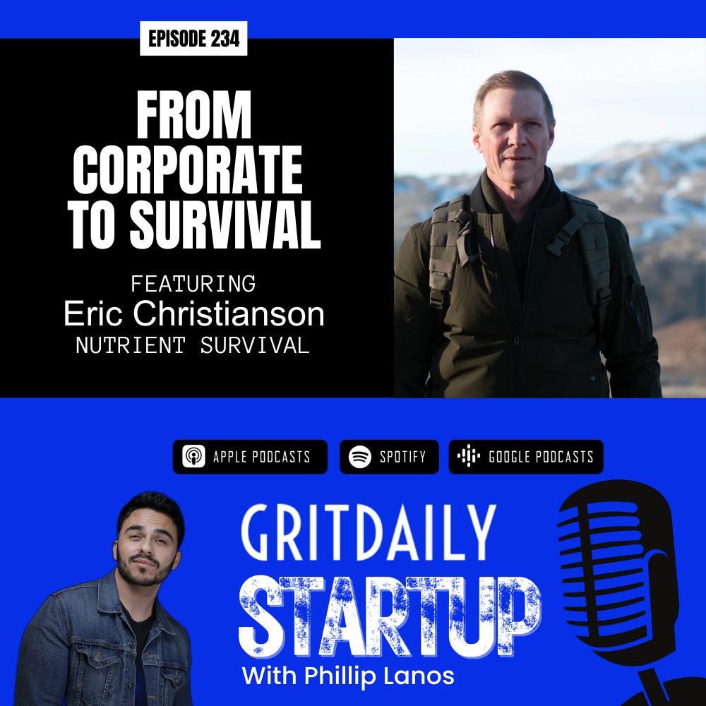 Grit Daily Startup Podcast Talks One-on-One with CEO Eric Christianson