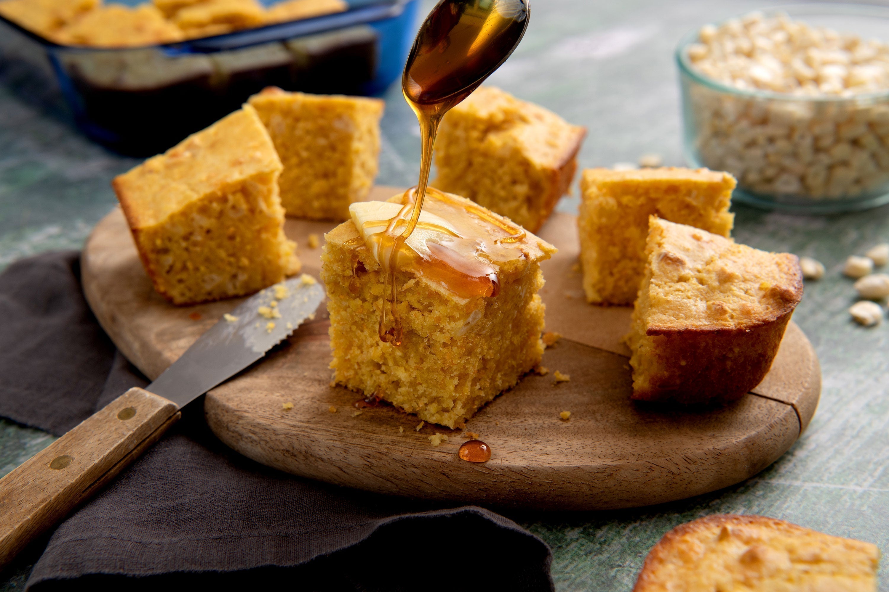Honey butter cornbread recipe