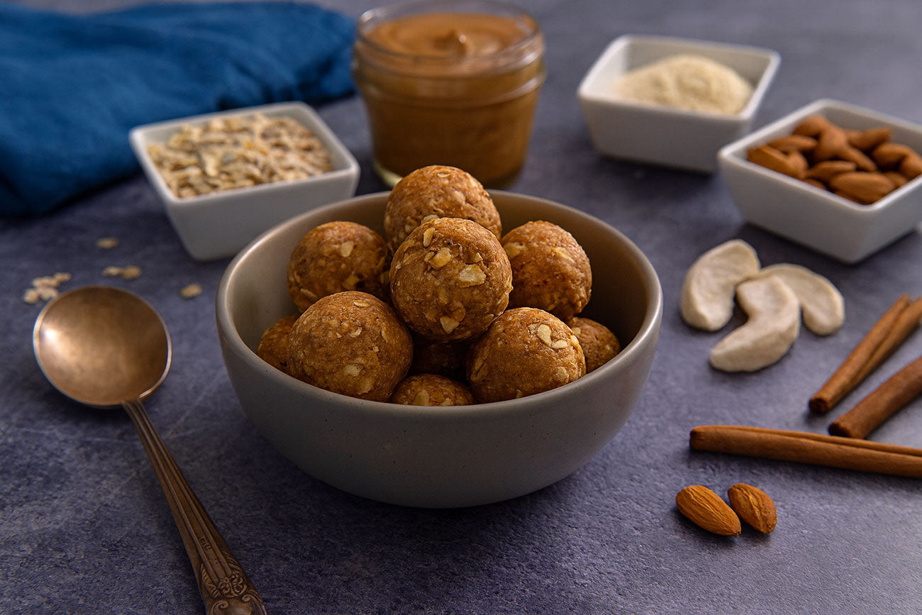 Apple Cinnamon Energy Bites Recipe: A Quick High Protein Snack