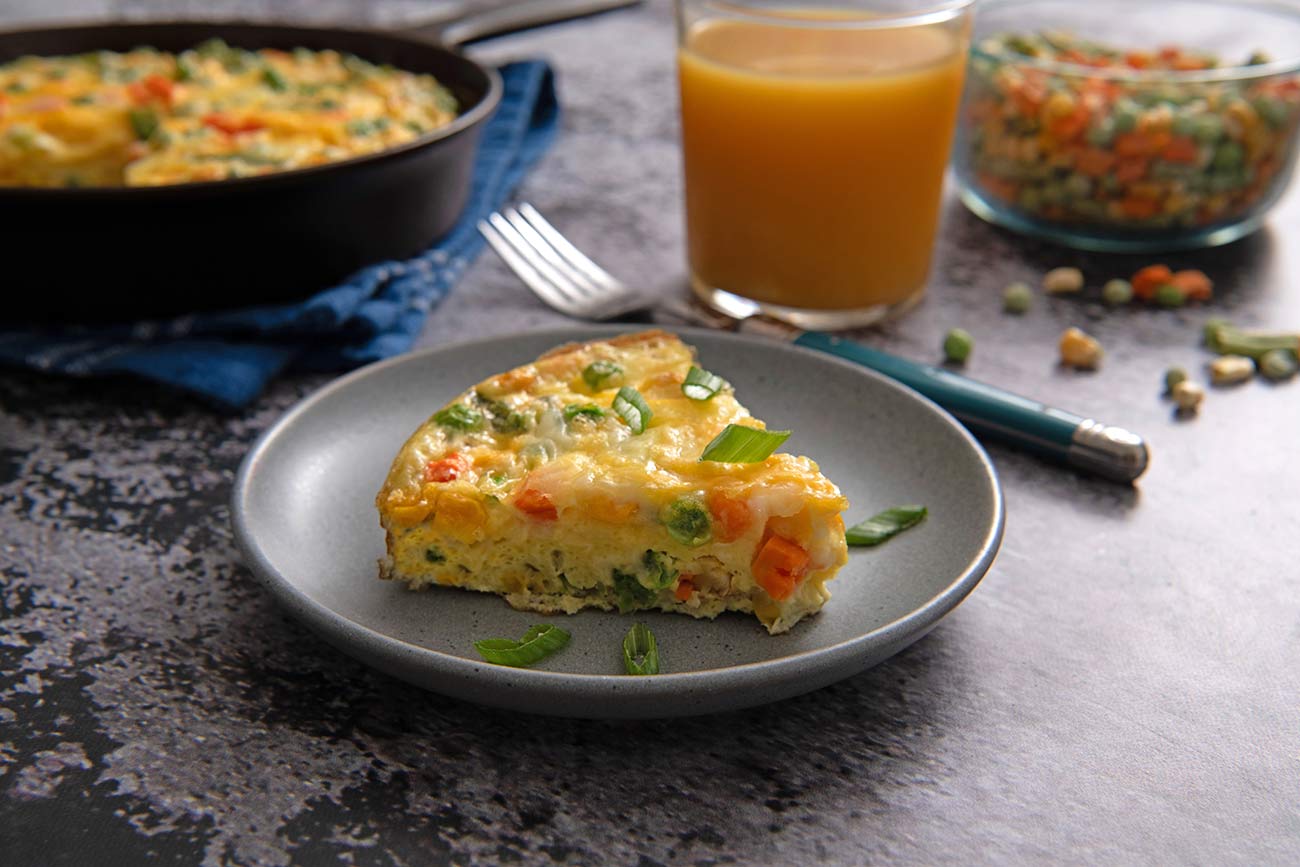 Your Weeknight Champion: Nutrient-Boosted Cheesy Vegetable Frittata Recipe