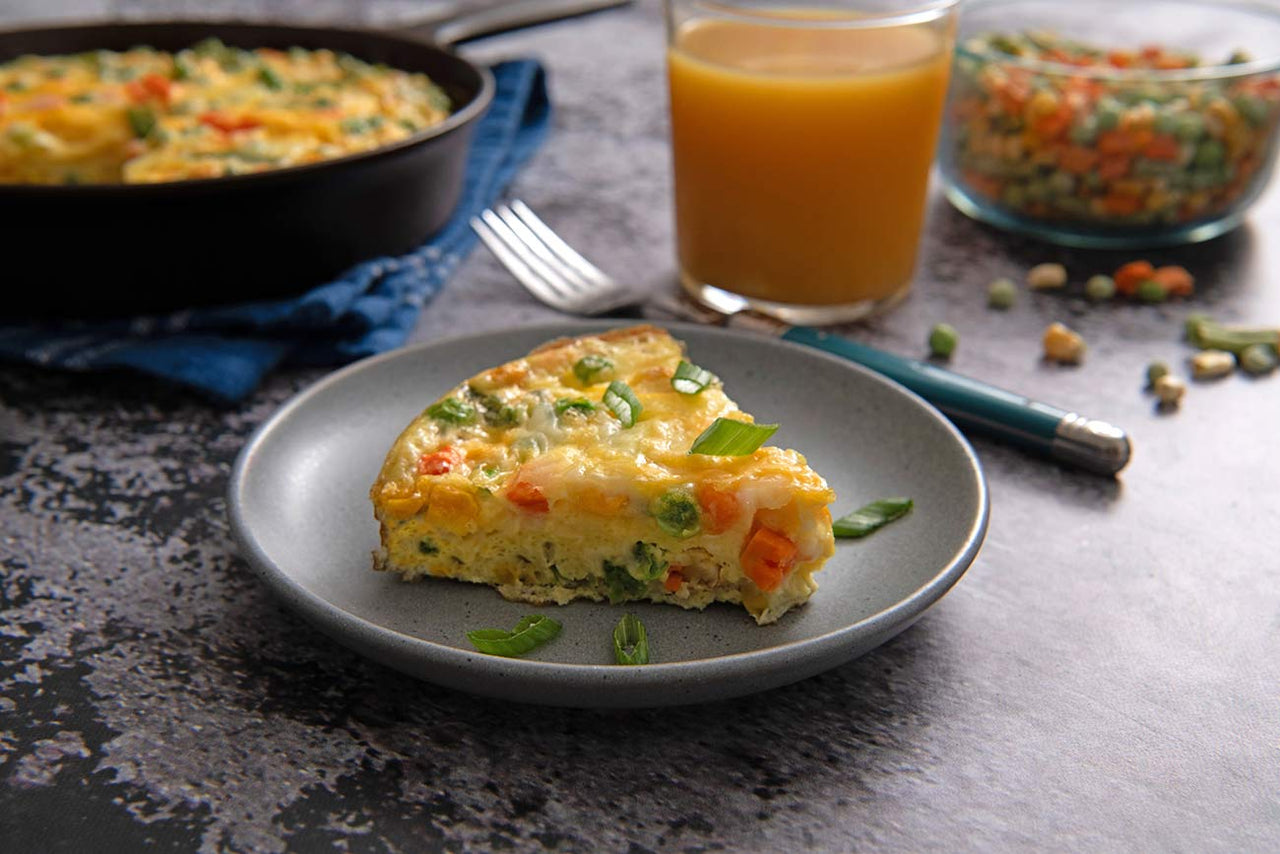 Your Weeknight Champion: Nutrient-Boosted Cheesy Vegetable Frittata Recipe