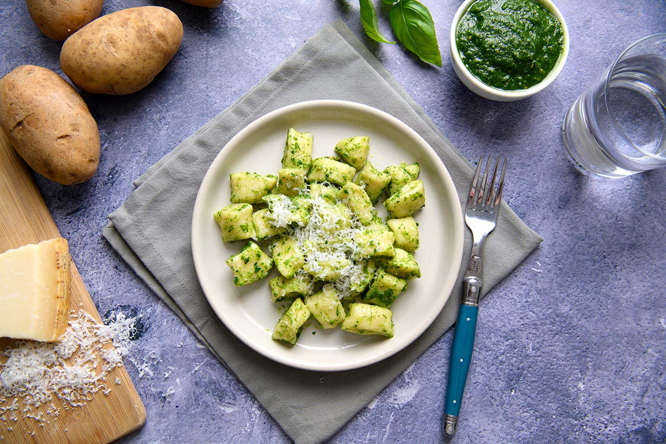 Gourmet Flavor, Emergency-Ready Nutrition: Nutrient-Dense Pesto Potato Gnocchi Recipe