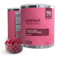 Freeze Dried Raspberry Pieces #10 Can