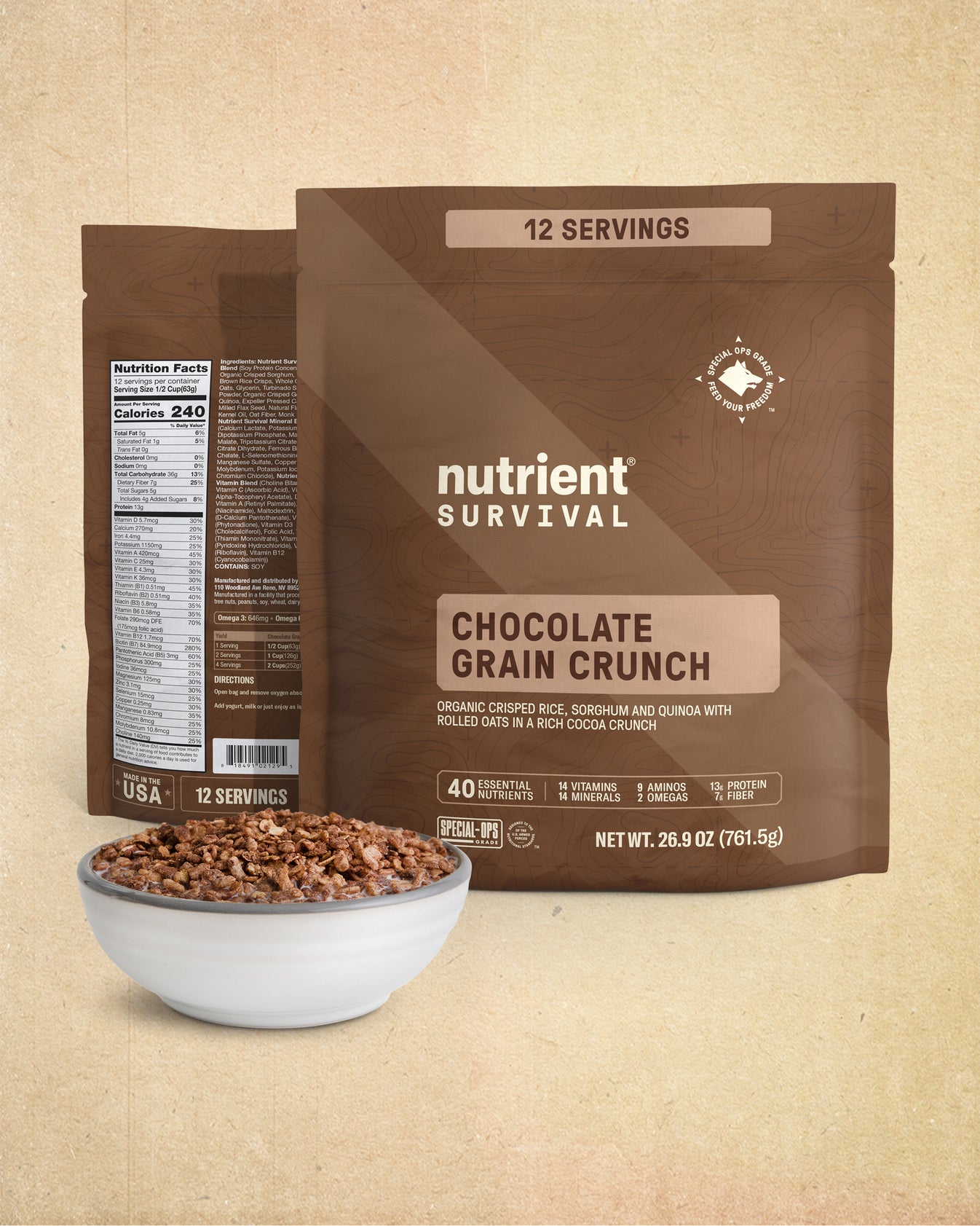 Chocolate Grain Crunch Pantry Pack