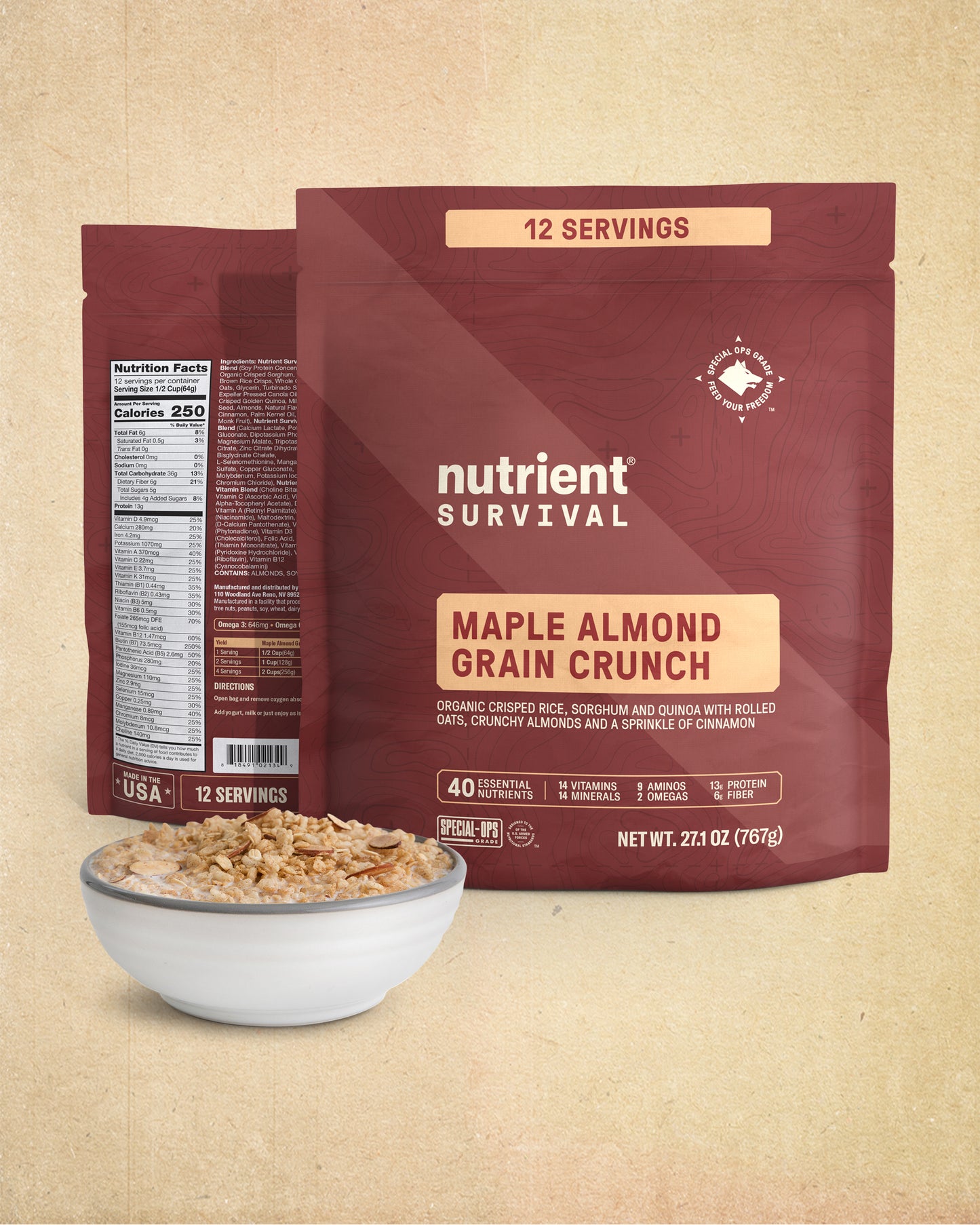 Maple Almond Grain Crunch Pantry Pack