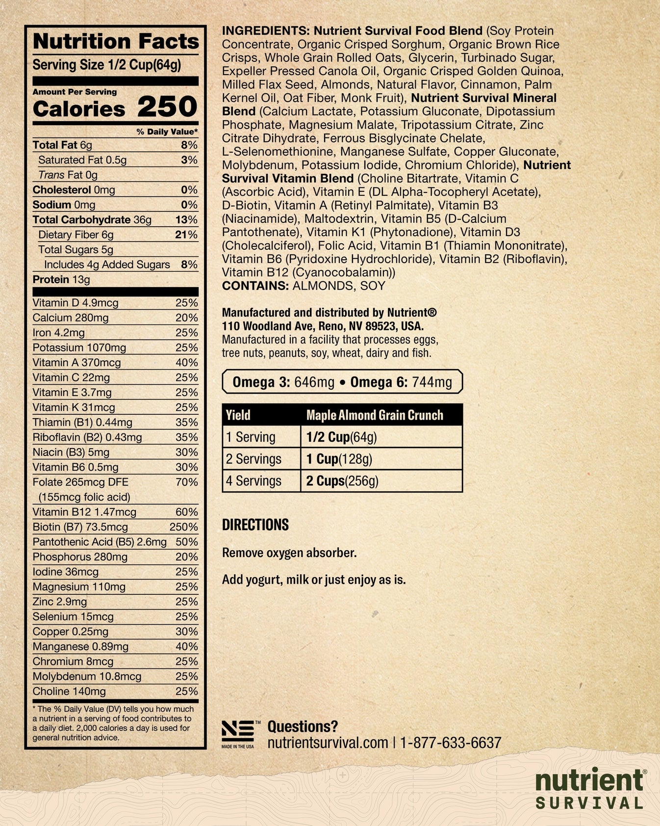 Survival Dispatch EDC Food Kit 20-Pack
