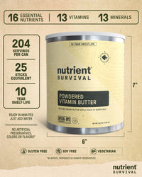 Thumbnail for Powdered Vitamin Butter 6 Cans