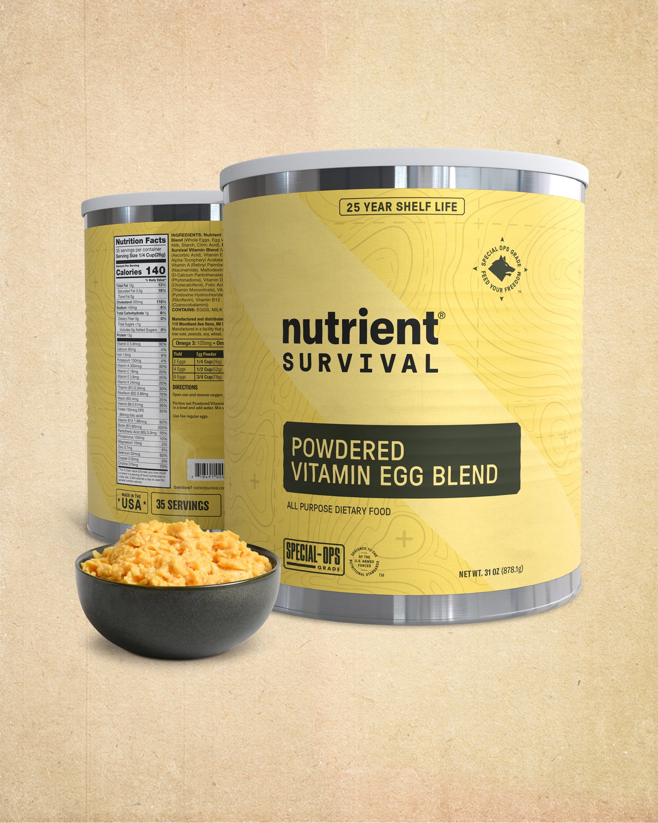 Powdered Vitamin Eggs 6 Cans