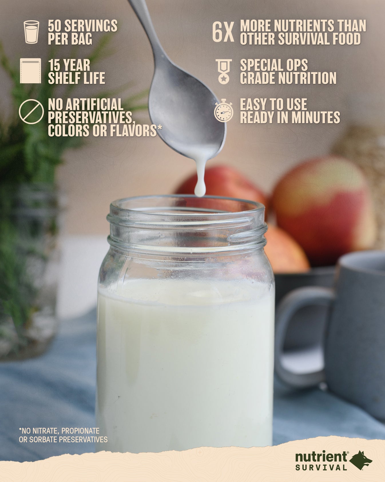 Powdered Vitamin Milk Pantry Pack – Nutrient Survival