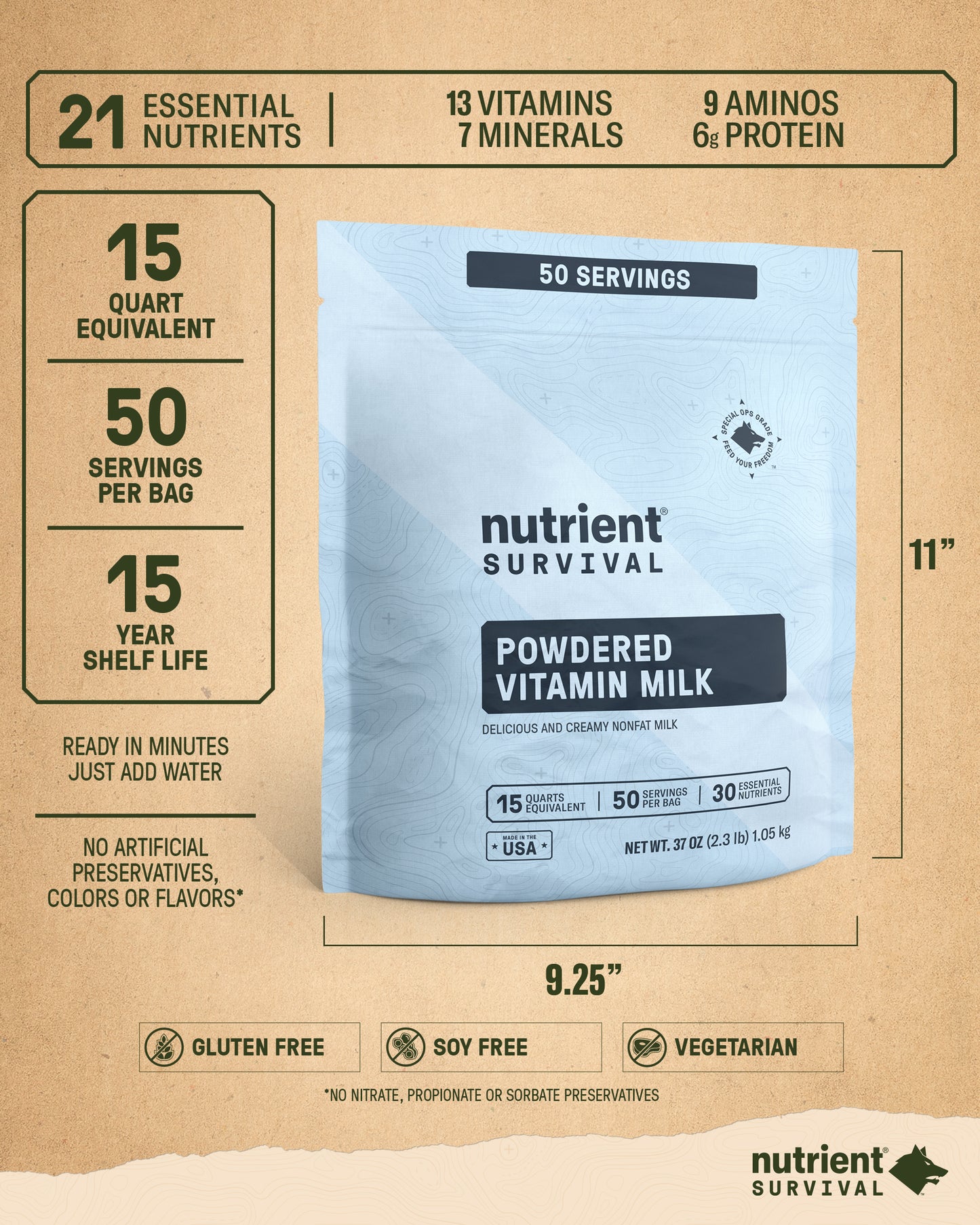 Powdered Vitamin Milk Pantry Pack
