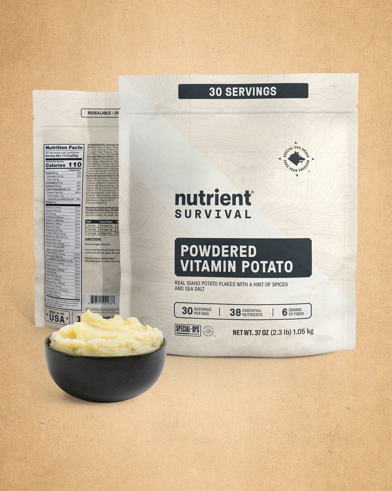 Powdered Vitamin Potato Pantry Pack
