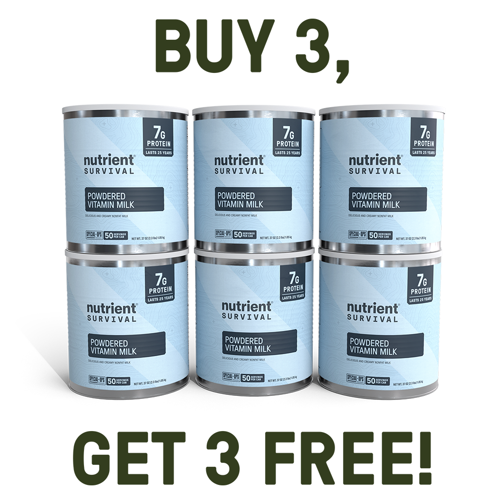 Powdered Vitamin Milk #10 Can BOGO Triple Bundle