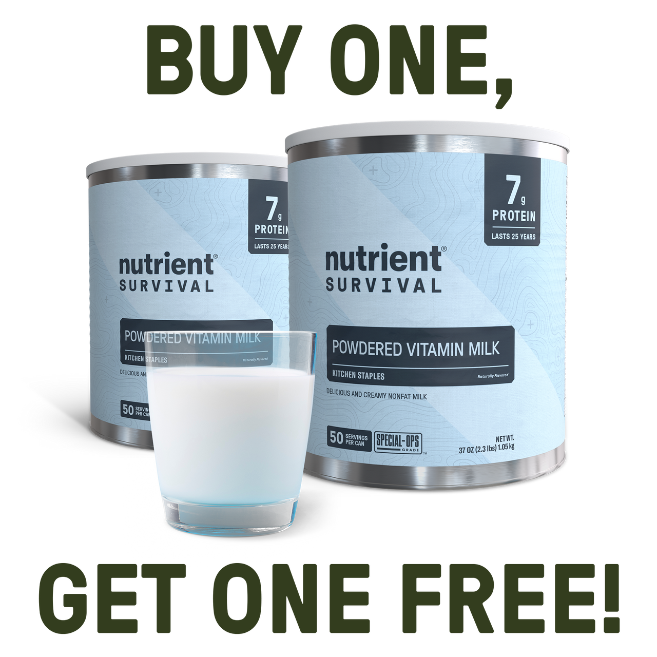 Powdered Vitamin Milk #10 Can BOGO