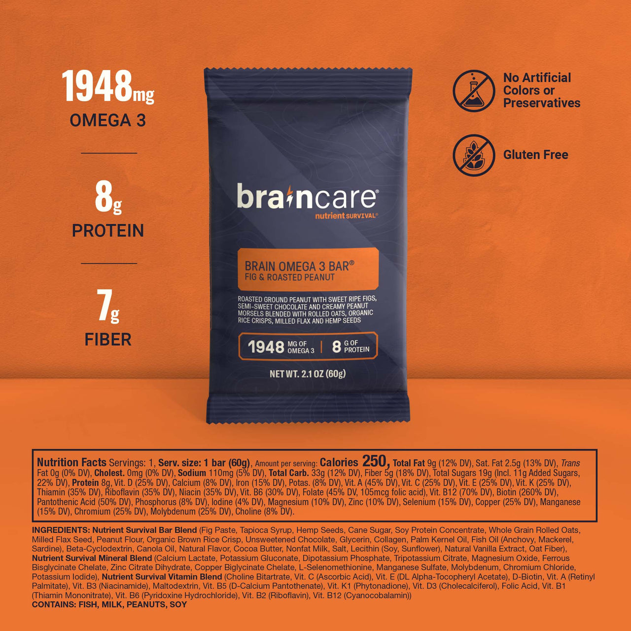 Brain Omega 3 Bar® Sampler