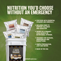 7 Day High Protein Emergency Food Bucket