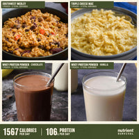7 Day High Protein Emergency Food Bucket