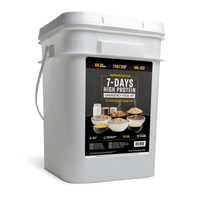 7 Day High Protein Emergency Food Bucket