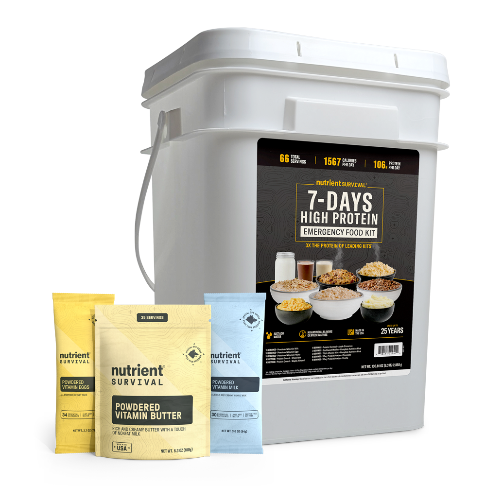 Buy 7-Days Food Bucket Get Free Basics Sampler Bundle