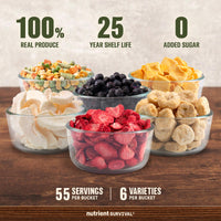 Fruits and Vegetables Emergency Food Bucket
