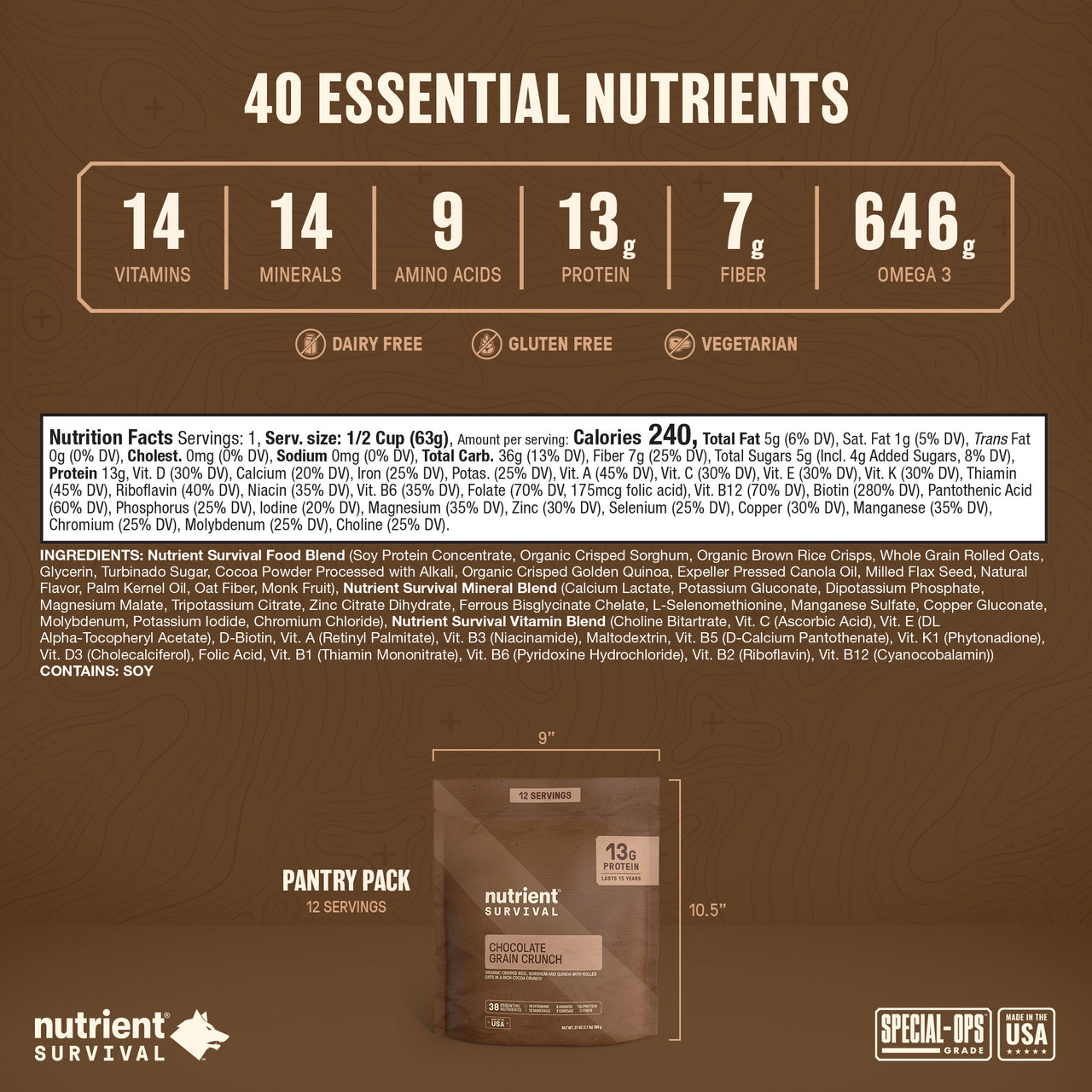 Protein Cereal - Chocolate Pantry Pack