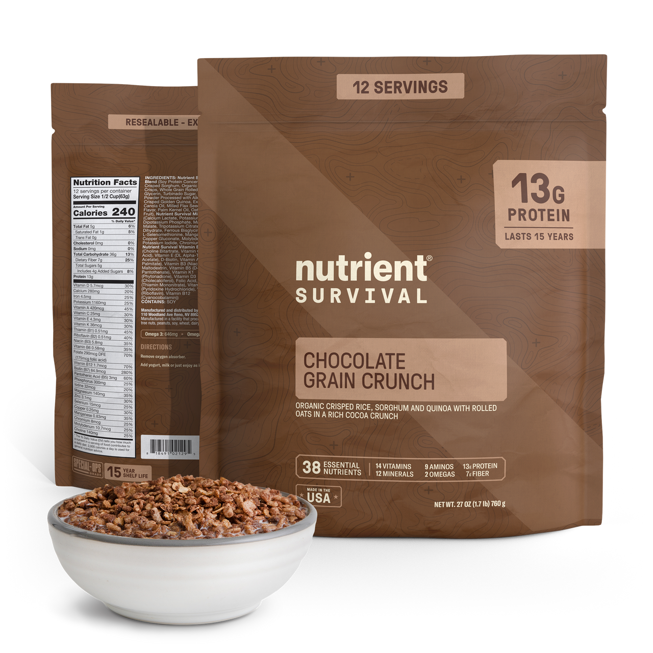 Protein Cereal - Chocolate Pantry Pack