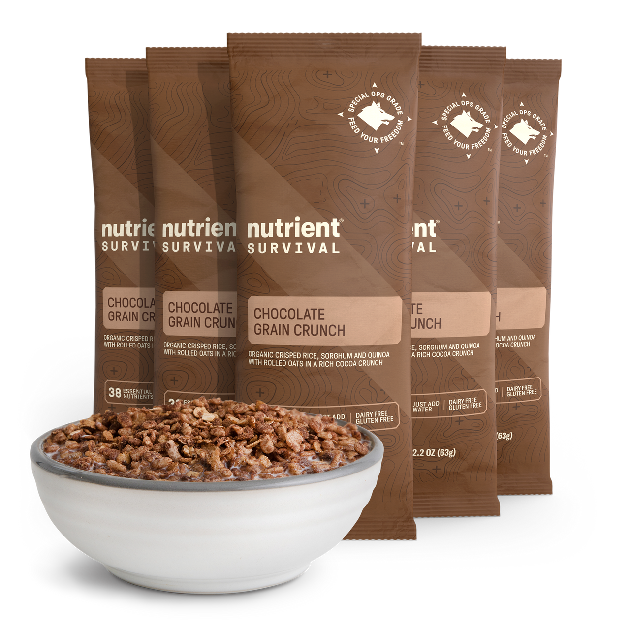 Chocolate Grain Crunch Singles 5-Pack