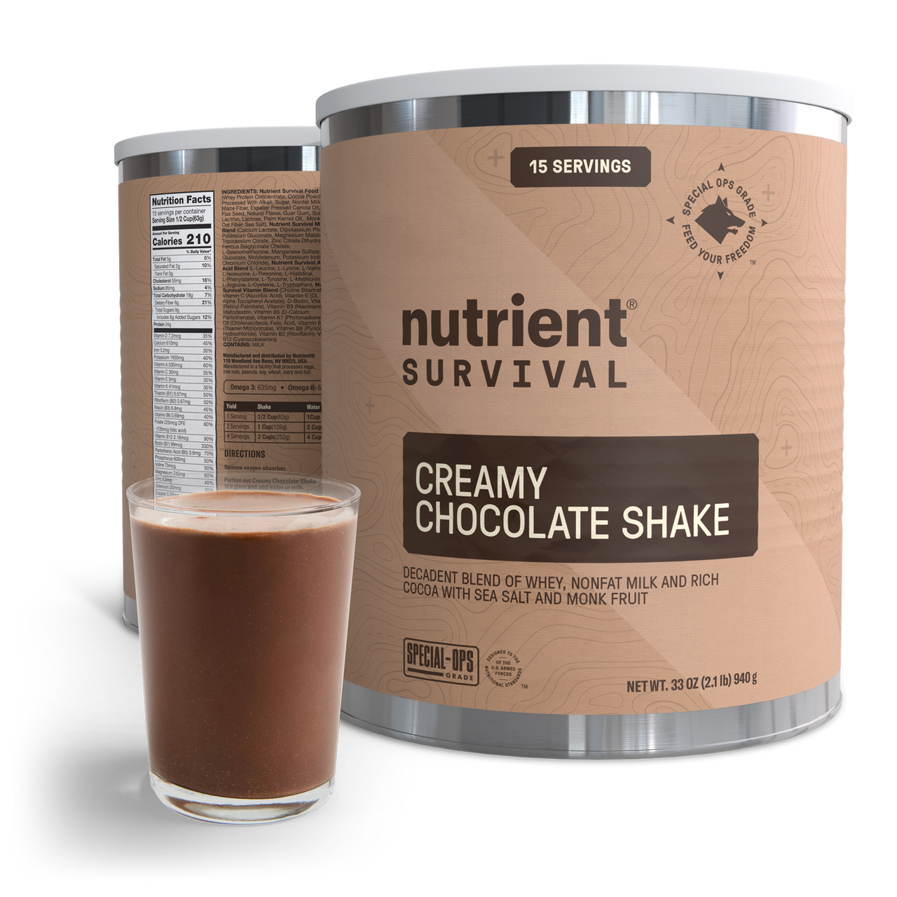 Creamy Chocolate Shake #10 Can