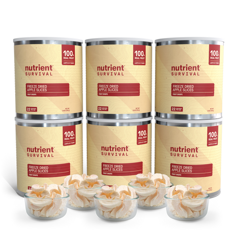 Freeze Dried Apple Slices 6 Cans