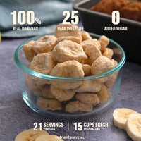 Freeze Dried Banana Slices #10 Can