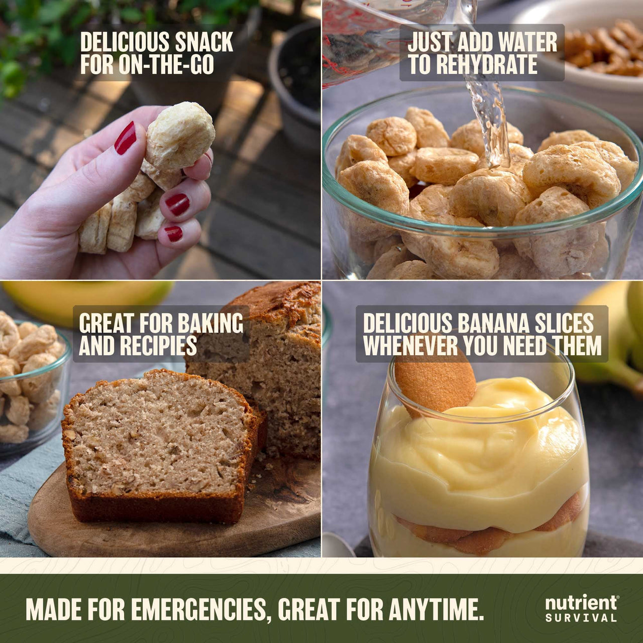 Freeze Dried Banana Slices #10 Can – product photo 6