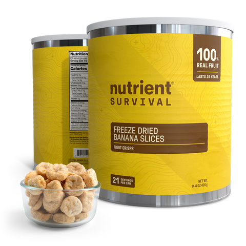 Freeze Dried Banana Slices #10 Can