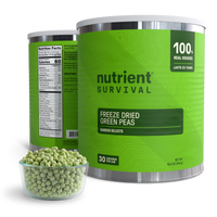 Freeze Dried Green Peas #10 Can