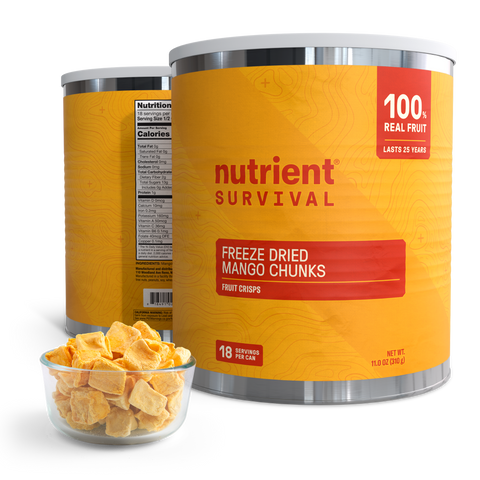 Freeze Dried Mango Chunks #10 Can