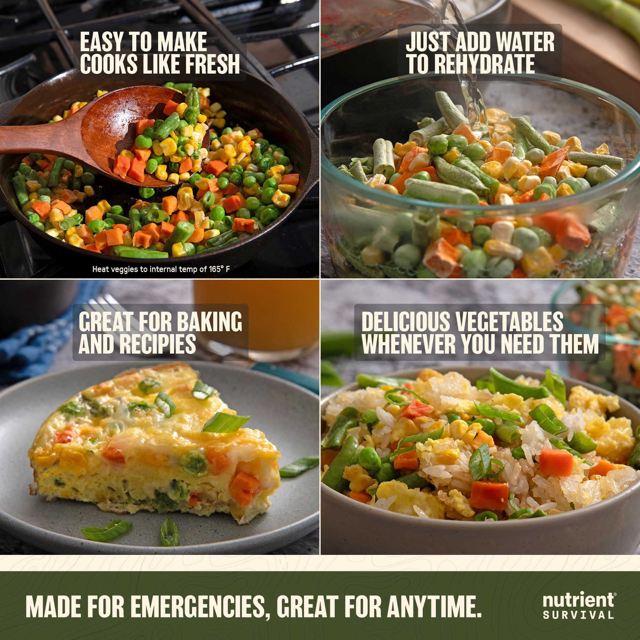 Freeze Dried Mixed Vegetables #10 Can – lifestyle photo 6