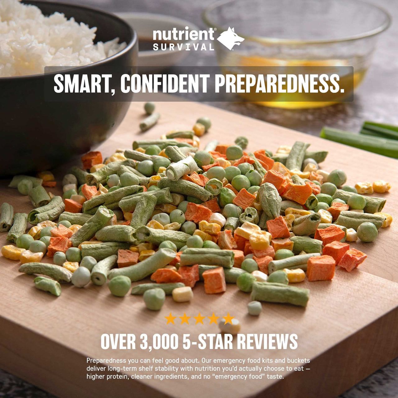 Freeze Dried Mixed Vegetables #10 Can – lifestyle photo 9