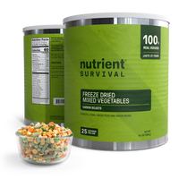 Freeze Dried Mixed Vegetables #10 Can