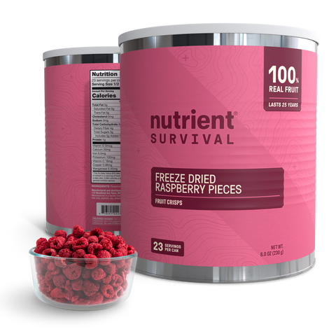 Freeze Dried Raspberry Pieces #10 Can