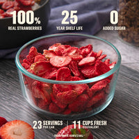 Freeze Dried Strawberry Slices #10 Can – product photo 2