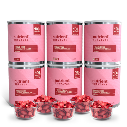 Freeze Dried Strawberry Slices 6 Cans