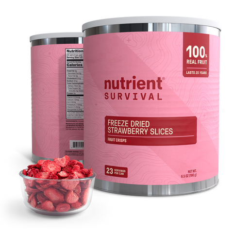 Freeze Dried Strawberry Slices #10 Can