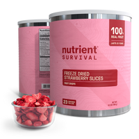 Freeze Dried Strawberry Slices #10 Can
