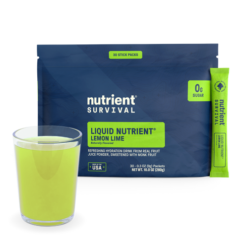 Liquid Nutrient Lemon Lime Singles 30-Pack