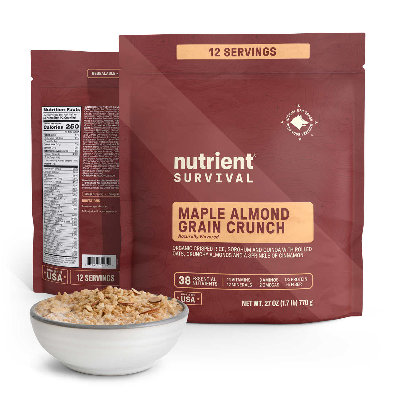 Maple Almond Grain Crunch Pantry Pack