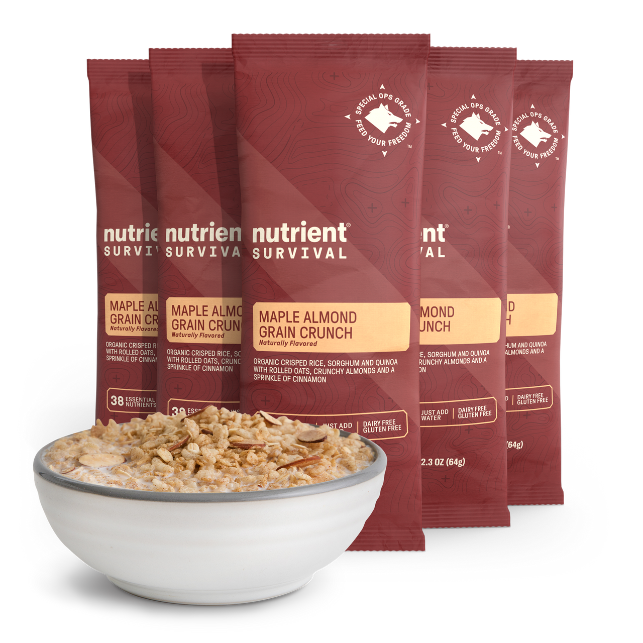 Maple Almond Grain Crunch Singles 5-Pack