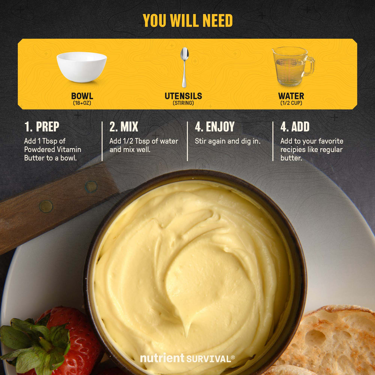 Powdered Vitamin Butter #10 Can