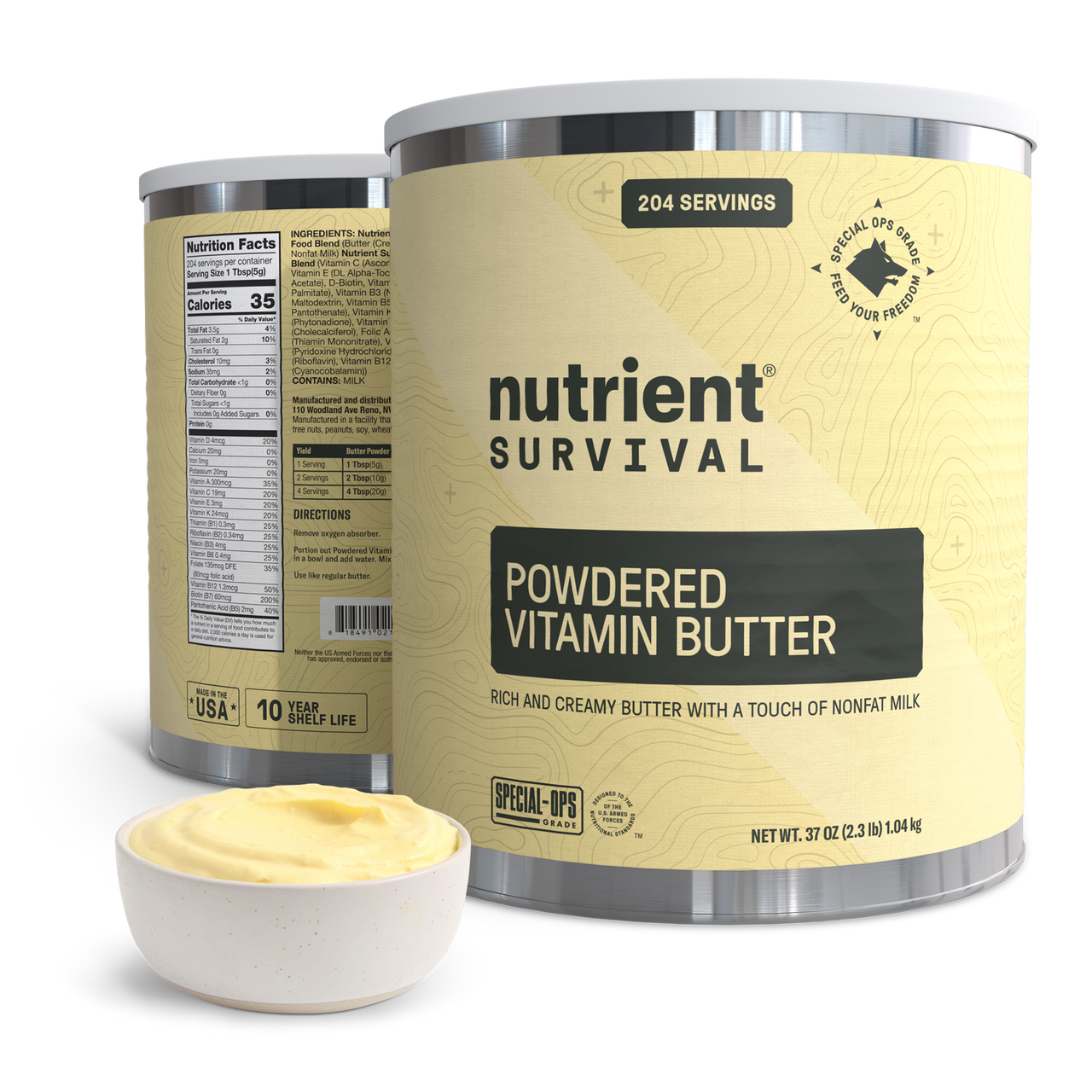 Powdered Vitamin Butter #10 Can